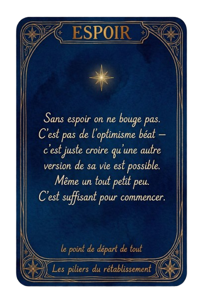 Espoir, détail verso